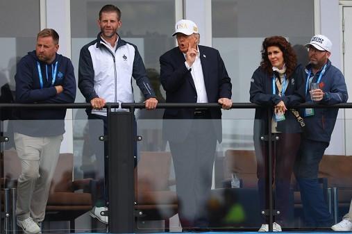 Trump turns to golf, business on second day of Ireland visit