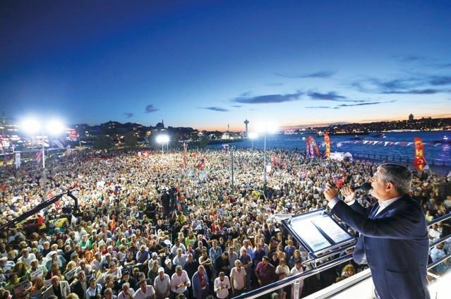 New Party holds Üsküdar rally after AKP takeover of municipality