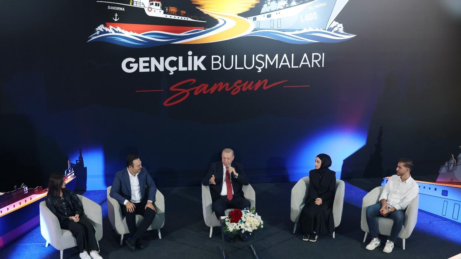 Erdoğan vows to keep youth at center of political life
