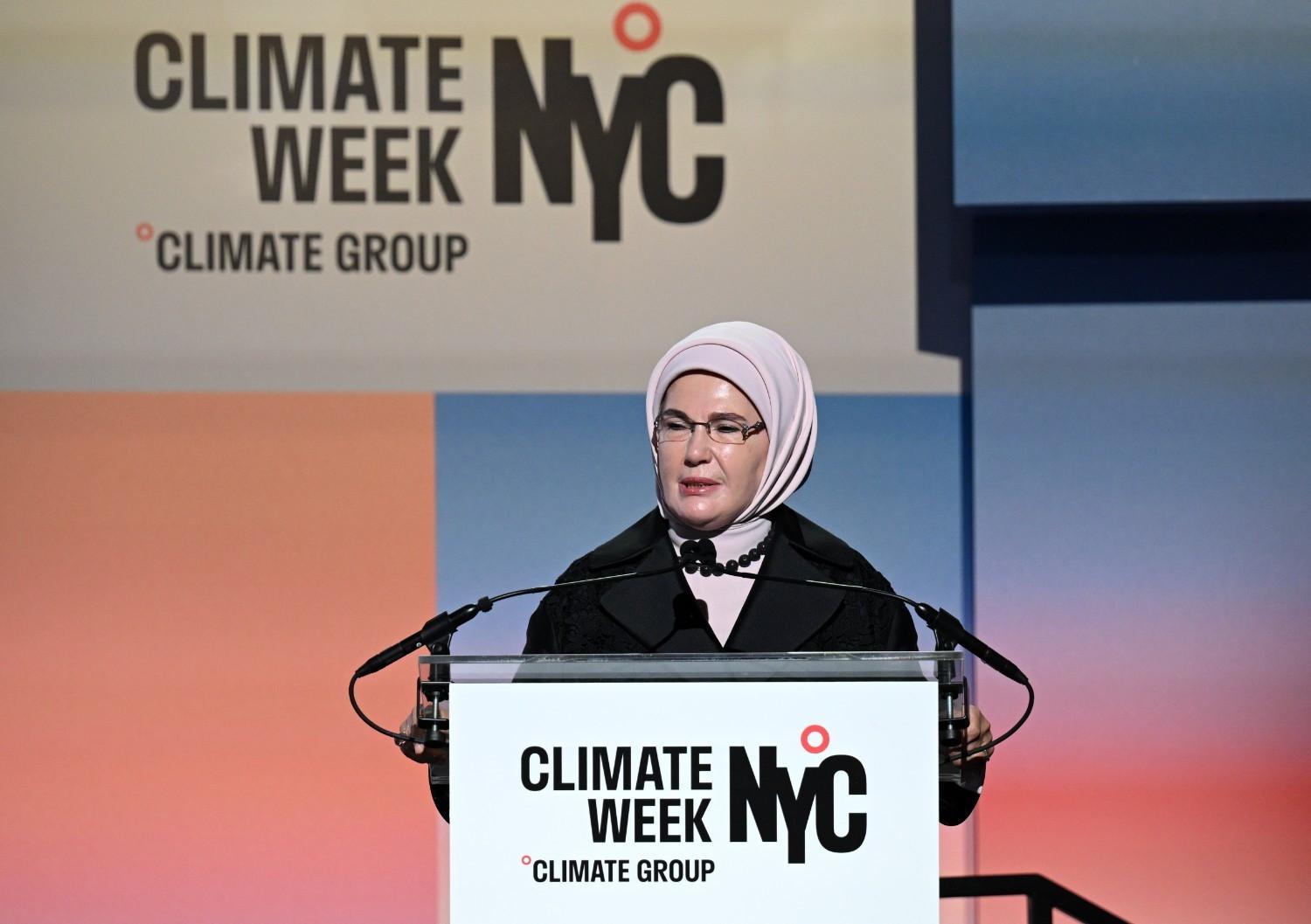 First Lady says climate action requires new habits