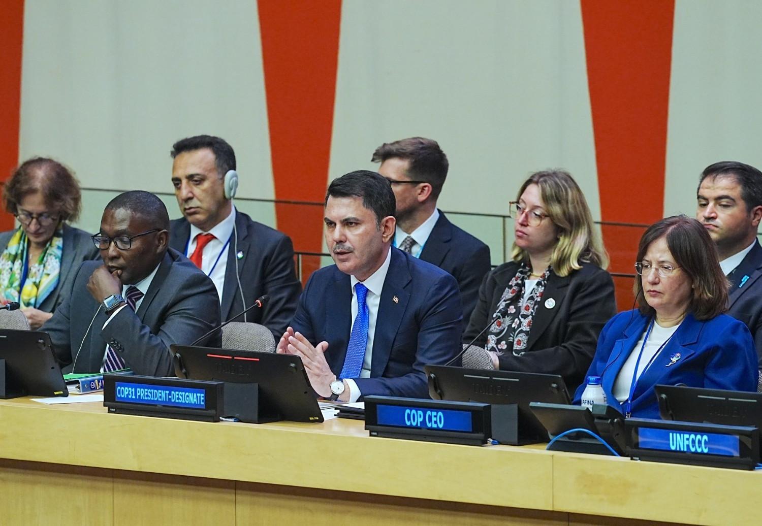 Kurum outlines COP31 targets on energy and waste at UN