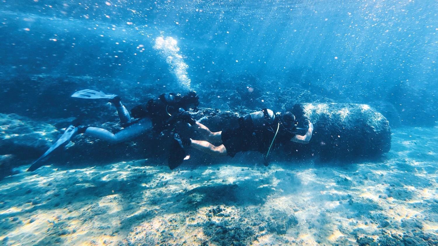 Divers return to Tyre’s ancient underwater ruins after war