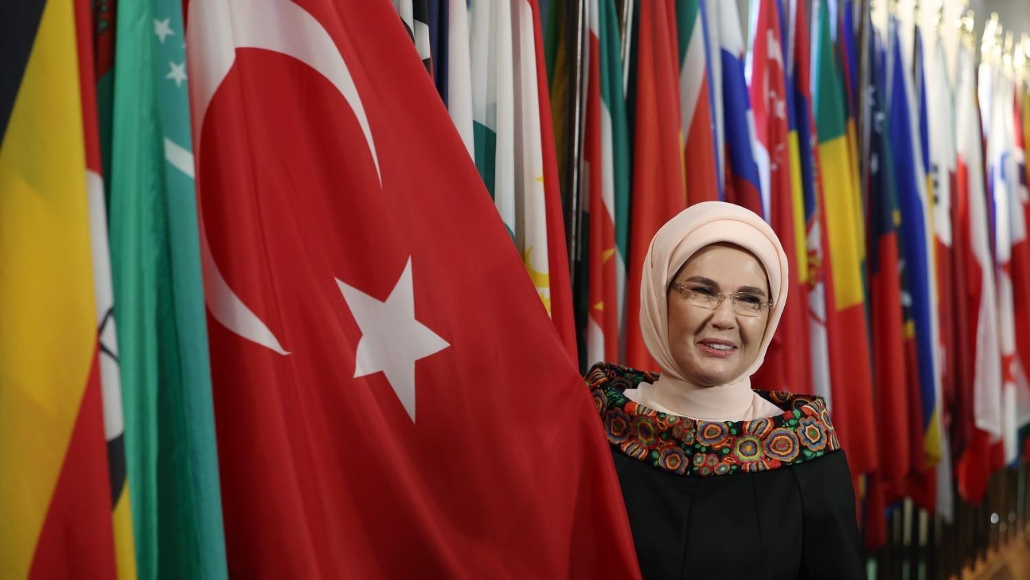 Turkish first lady spotlights environmental crisis