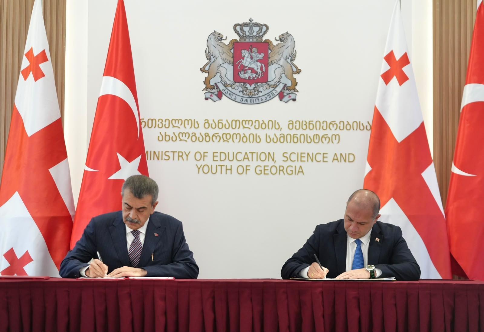Türkiye, Georgia sign education cooperation deal