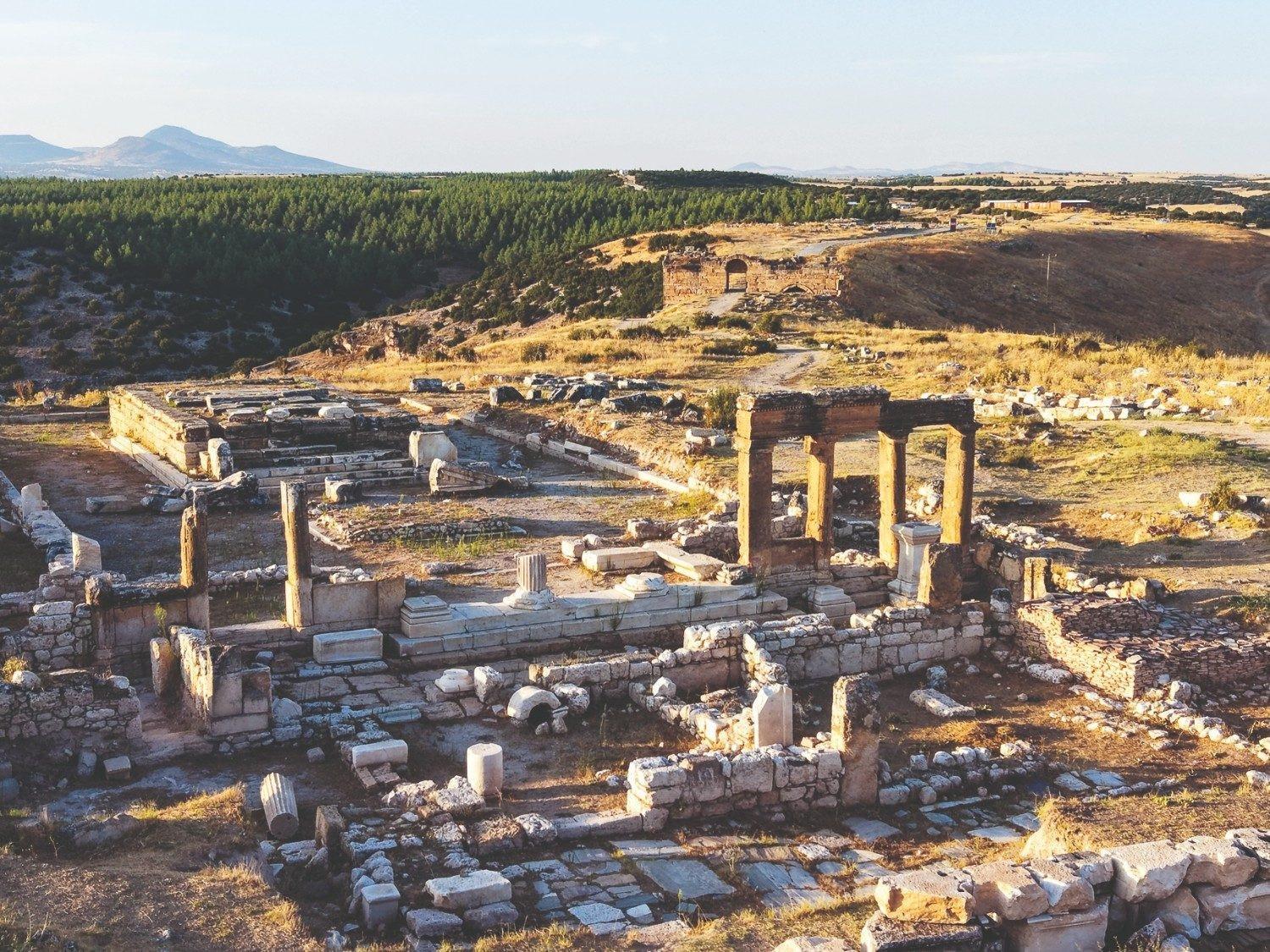 Ancient wall dating back 2,500 years unearthed at Blaundos