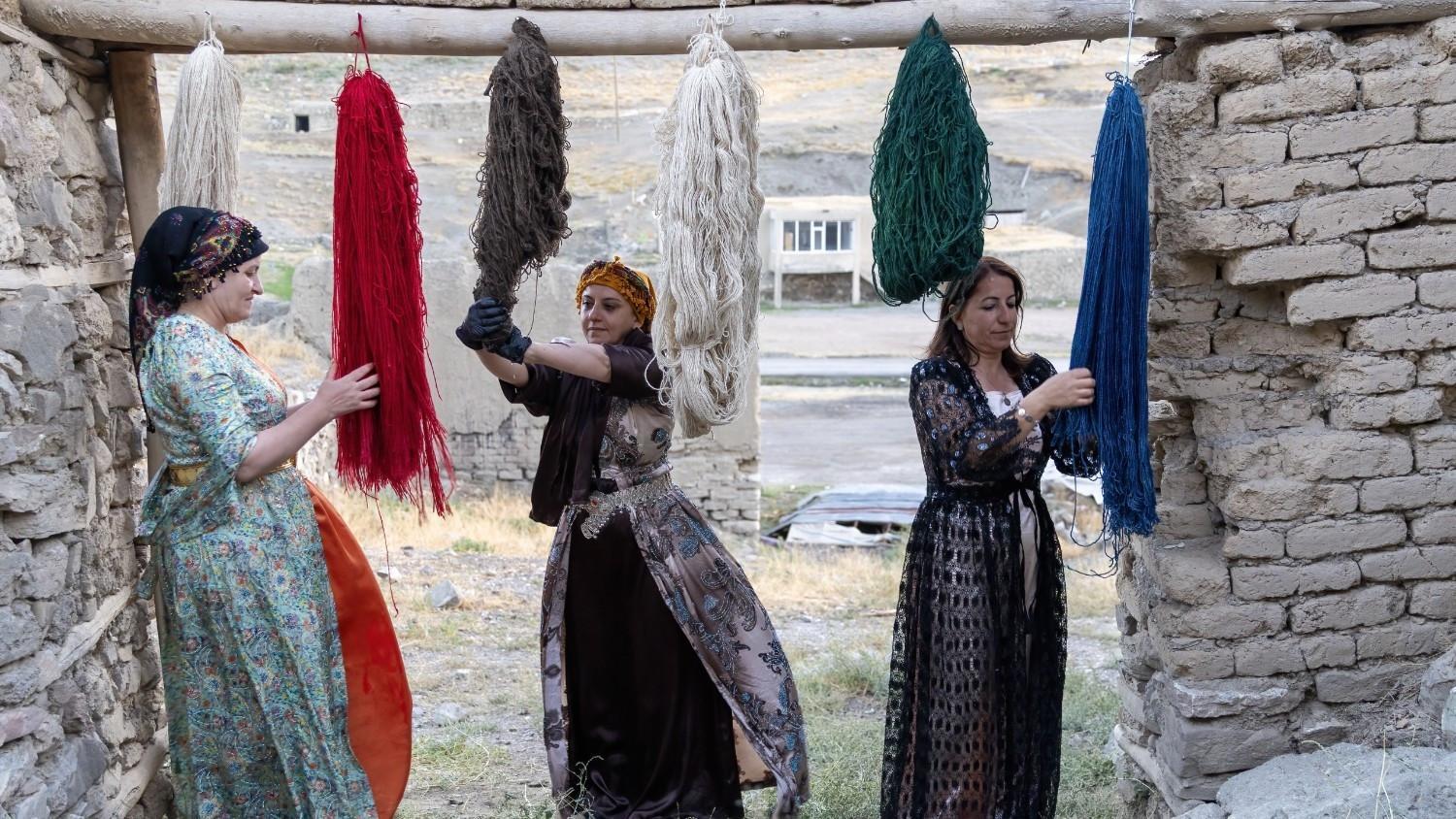 Sheep wool finds new life in Van kilims