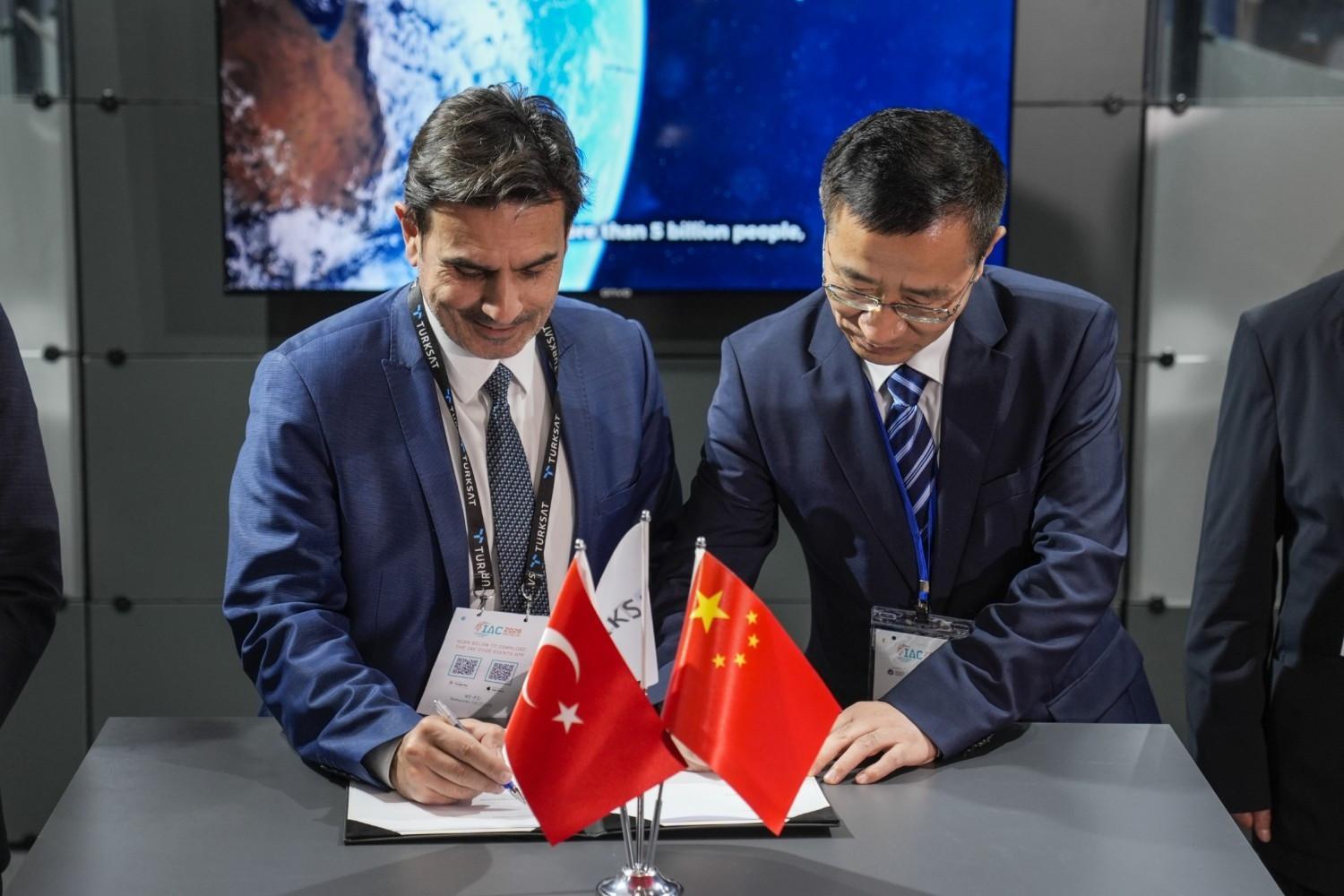 Türksat, China Satcom sign satellite technology deal
