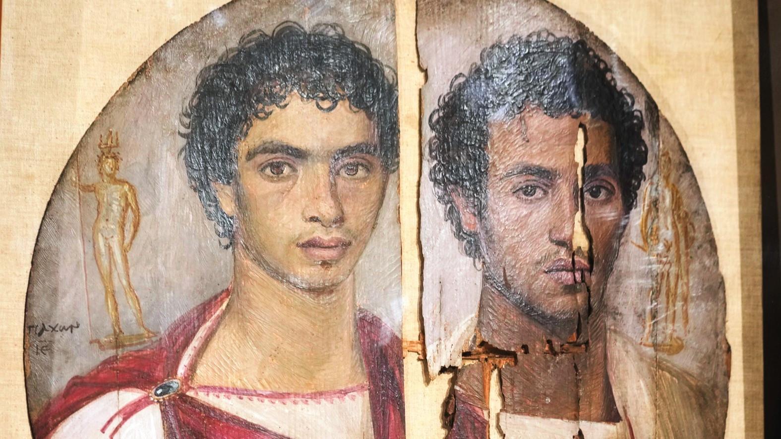 Egypt unveils restored Roman-era mummy portrait