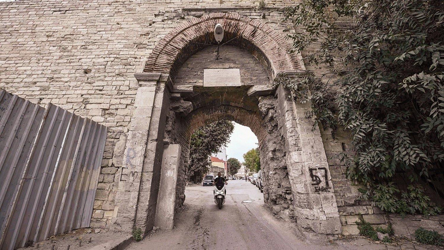 Yedikule Gate bears traces of Byzantine, Ottoman history