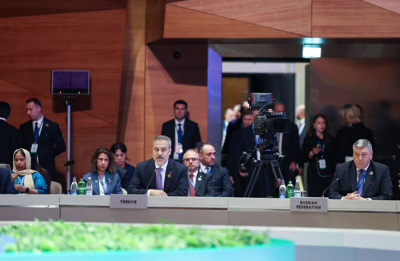 Fidan joins walkout as Herzog addresses Baku summit