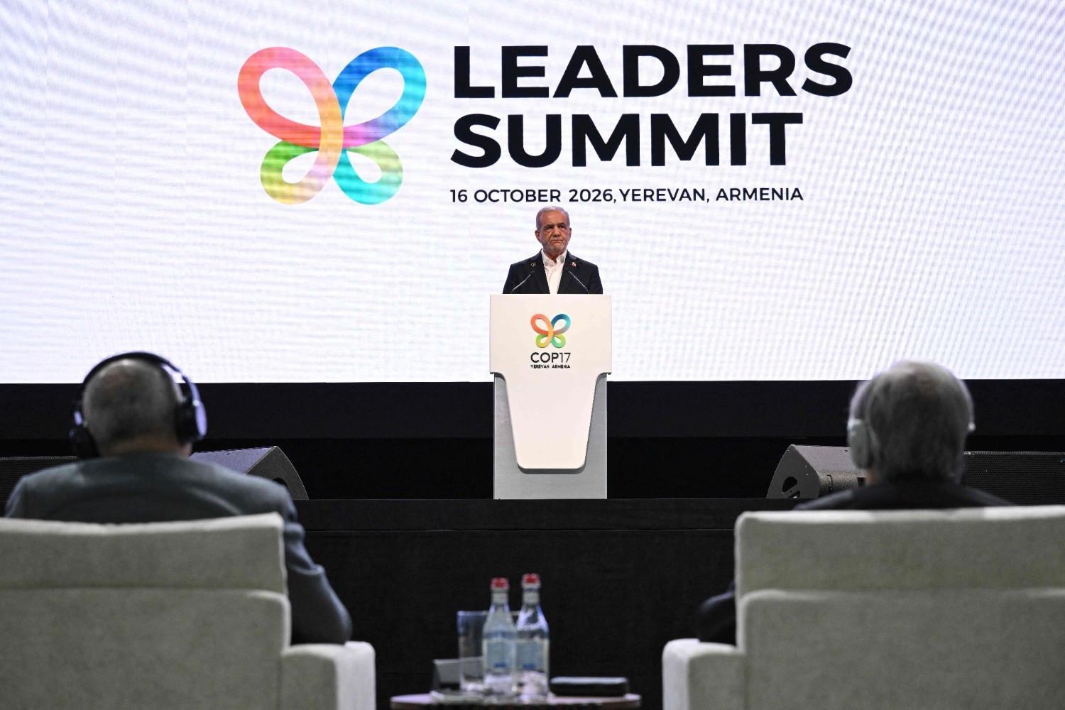Iran president says conflict in Mideast amounts to ‘ecocide’