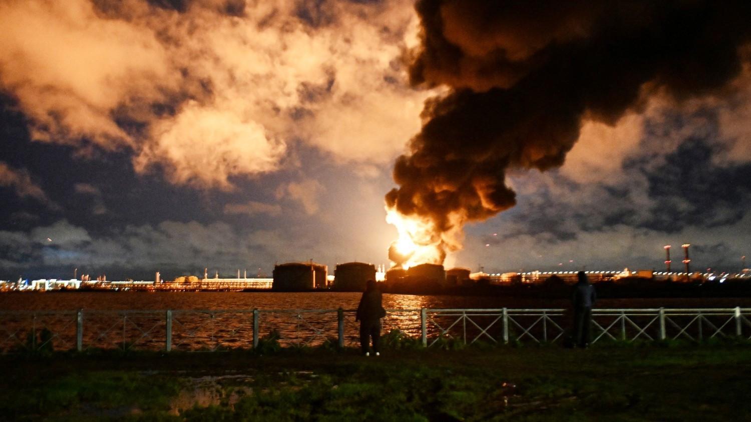 Russia says Ukrainian drone attack hits oil sites