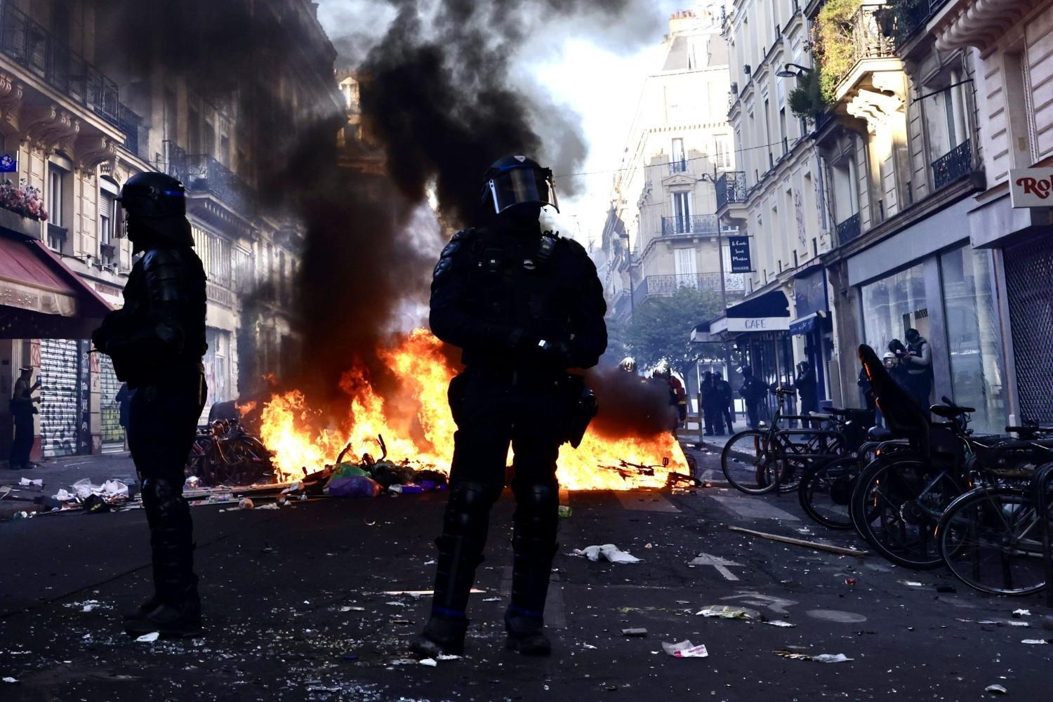 Macron signals protest bans after unrest across France