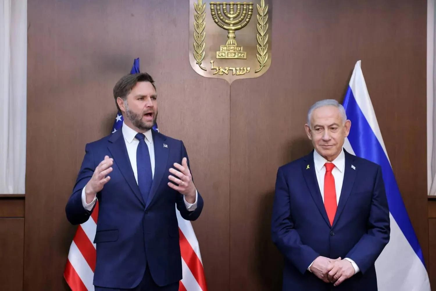 Vance declines to endorse Netanyahu ahead of Israeli vote