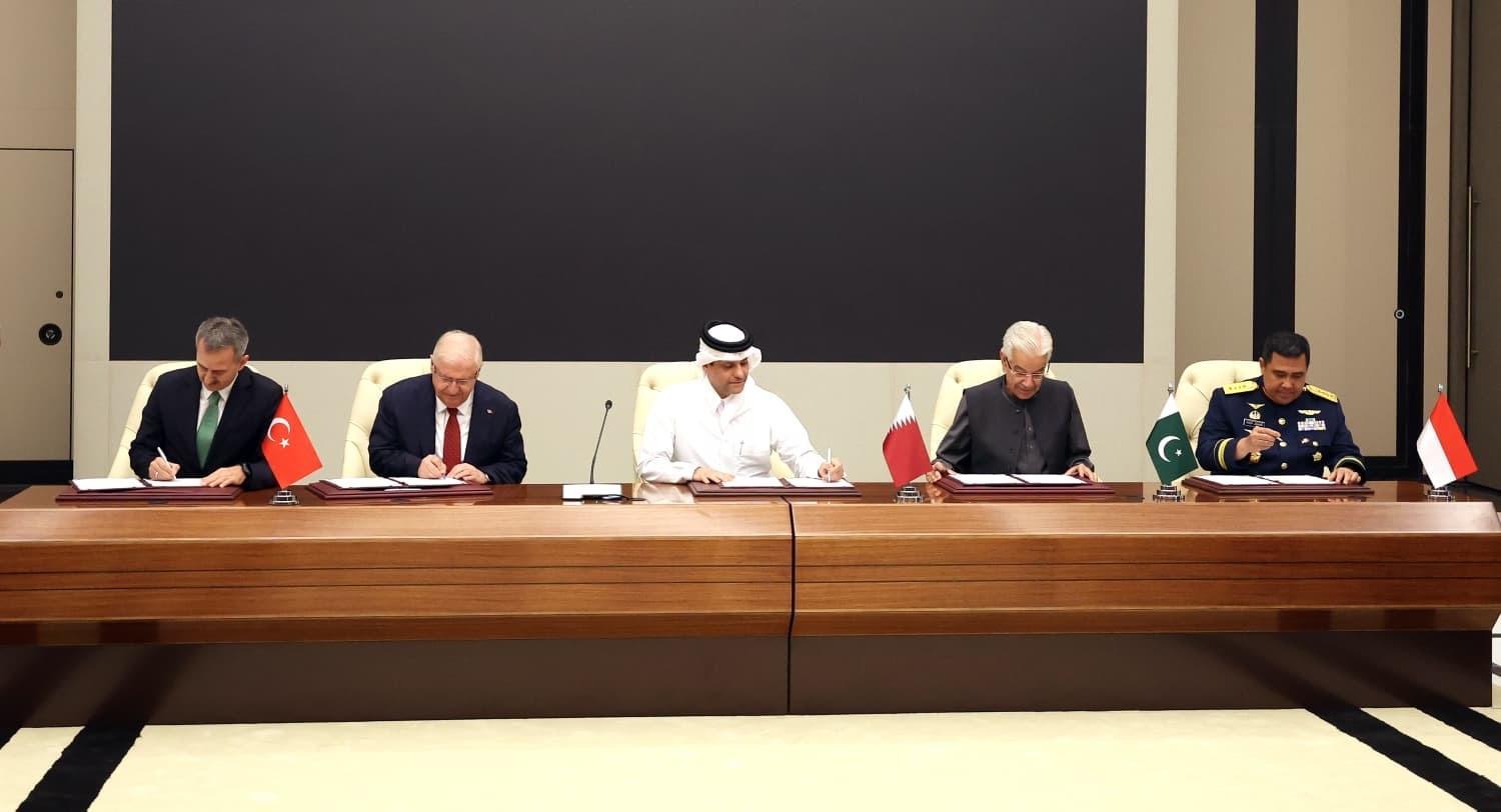 Türkiye, Qatar, Indonesia, Pakistan sign defense accord