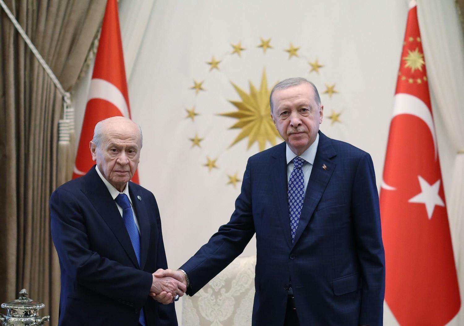 Erdoğan, Bahçeli hold talks in Ankara