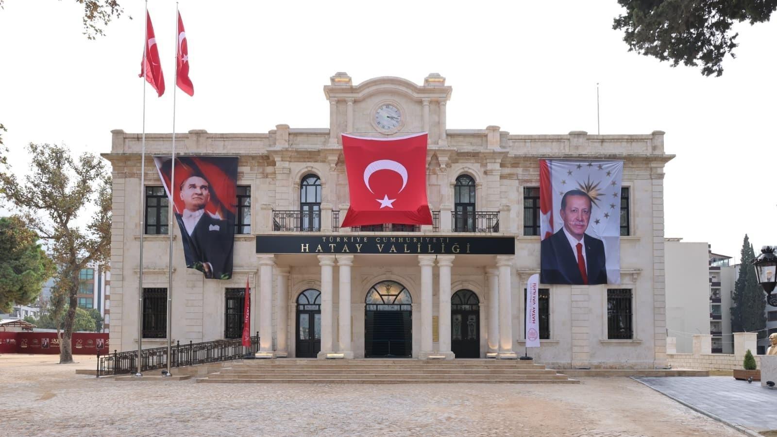 Historic governor’s office rebuilt in southern Türkiye