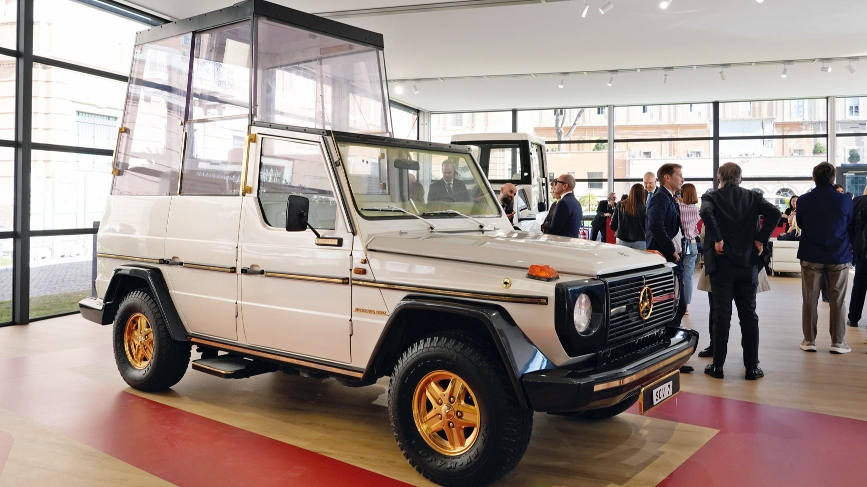 Popemobile exhibition is unveiled at the Vatican