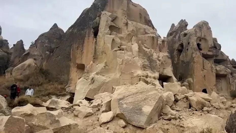 Fairy chimney collapses in tourism hub Cappadocia