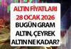 ALTIN FİYATLARI CANLI VE ANLIK SON DAKİKA 28 OCAK 2026 ALIŞ- SATIŞ || Fed faiz kararı sonrası altın ne kadar oldu? Bugün 1 gram al