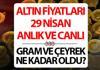 2 MAYIS ALTIN FİYATLARI CANLI VE ANLIK SON DAKİKA (TAKİP EKRANI) || Bugün altın fiyatları ne kadar? Altında Hürmüz düşüşü... Altın