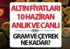 BUGÜN ALTIN FİYATLARI CANLI VE ANLIK 10 HAZİRAN 2026 SON DAKİKA ALTIN YORUMLARI || Altında neden düşüyor, altın yükselecek mi? Alt