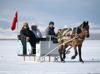 Frozen lake draws visitors as sleigh season opens in eastern Türkiye