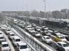 Snow-covered streets, transit woes haunt daily life in Istanbul