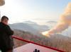 North Koreas Kim oversees test of high-thrust engine