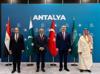 Fidan hosts four-nation meeting at Antalya forum
