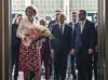 Belgian Queen Mathilde pays visits to Istanbul Financial Center