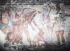 Italy displays paintings from an ancient Etruscan tomb
