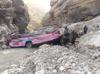 At least 40 dead after bus falls into ravine in western Pakistan