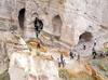 Rock-cut monastery bears traces of the Middle Ages