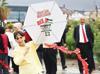 Students fly kites nationwide against Israel blockade