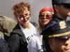 Hollywood stars among 100 arrested in NY protest
