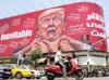 Wartime billboards in Tehran mock Trump