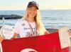 Eda Savcıgil sets dual records in Catalina channel swim