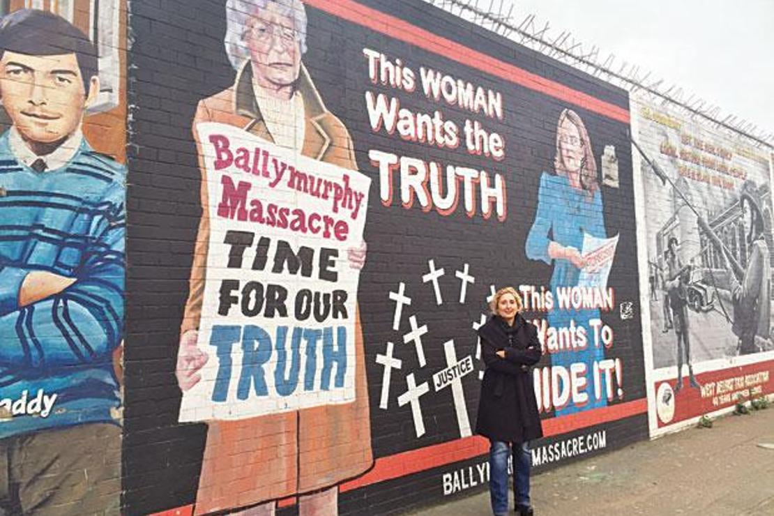 Belfast'ta duvarla gelen barış...
