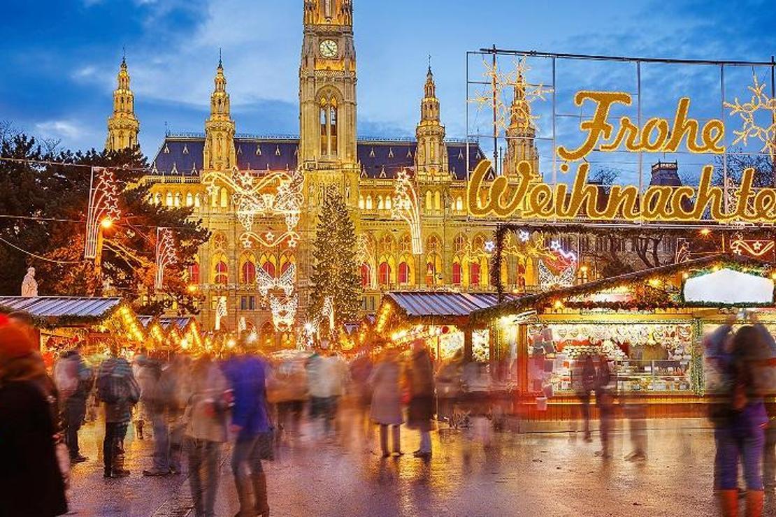Noel'in en renkli ve neşeli adresi: Viyana