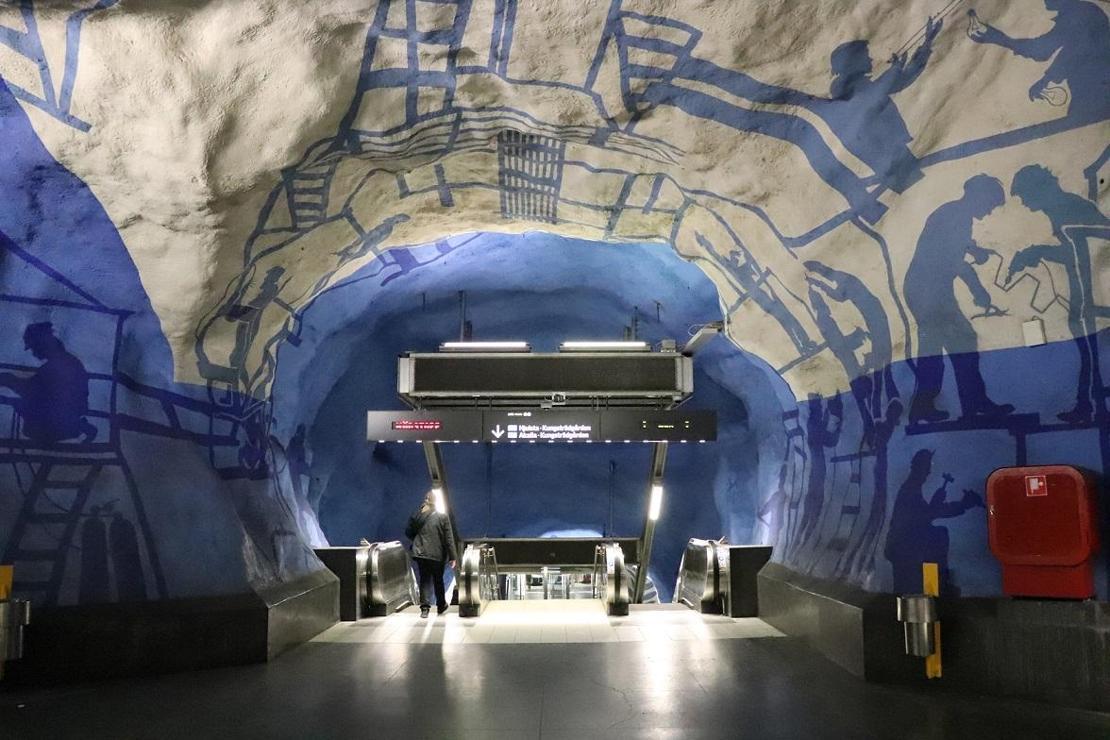 Stockholm metro sanatı
