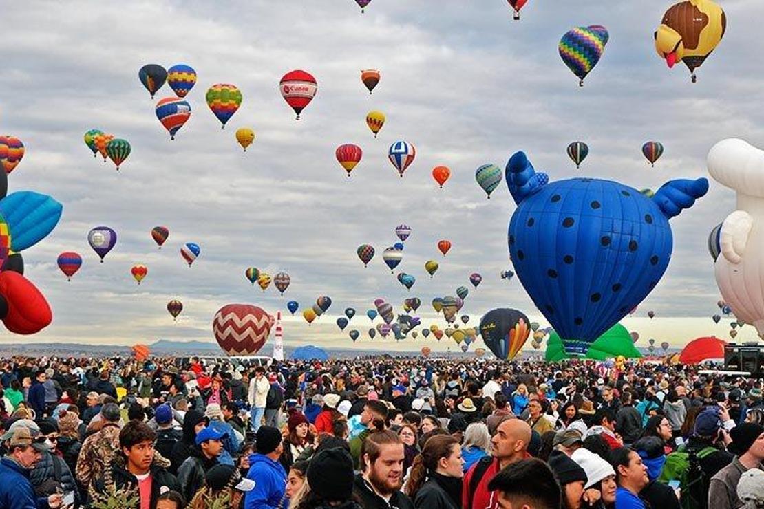 Dünyanın en büyük balon festivali Albuquerque