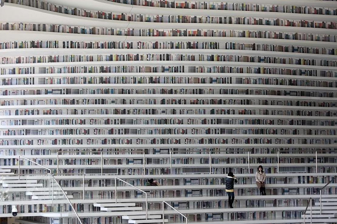 Bir yılda 3 milyon kişinin ziyaret ettiği kütüphane
