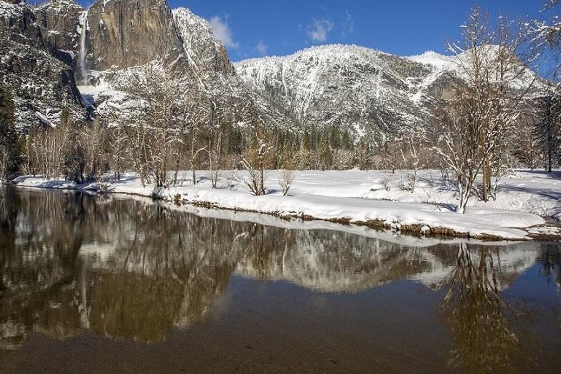 Yosemite Vadisi'nden harika kış manzaraları