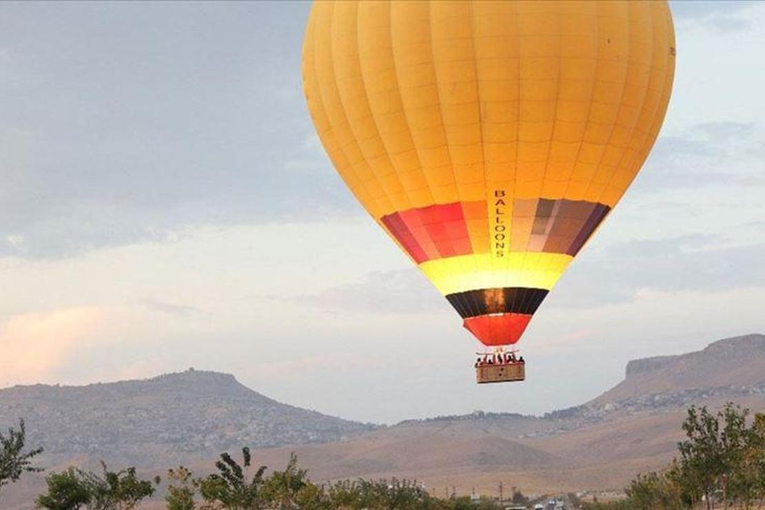 Mardin semalarında balon turu keyfi