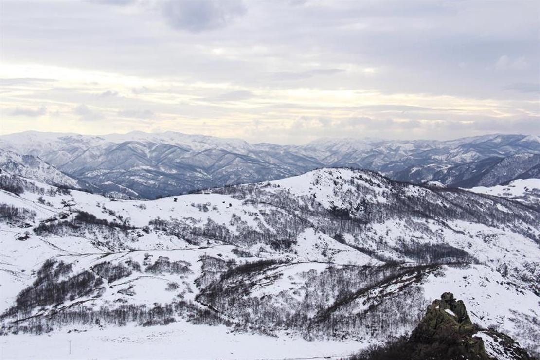 Tunceli'de doğa karla kaplanınca eşsiz güzellikler ortaya çıktı