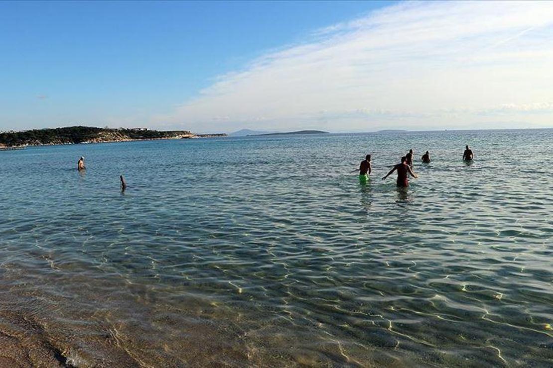 Aydın'da ocak ayında deniz keyfi