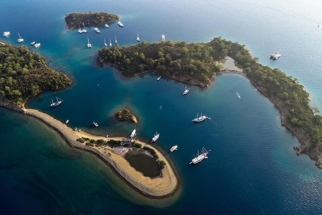 Mavi ile yeşil cennet: Göcek Yassıca Adalar