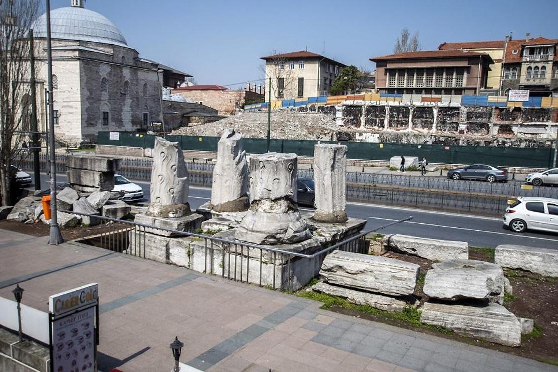 Beyazıt'ta Roma İmparatorluğu'ndan bir iz: Theodosius Zafer Takı