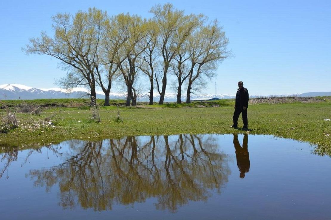 Erzurum ovası göle dönüştü